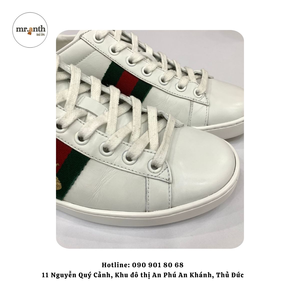 Phục hồi màu giày Gucci after