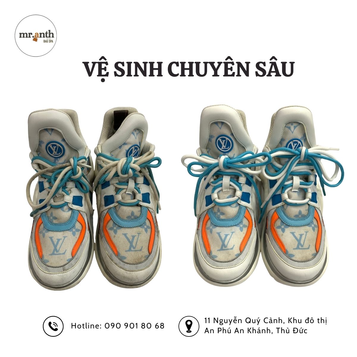 Mr.Anth - Đơn vị vệ sinh giày hiệu uy tín, chuyên nghiệp tại Tp. HCM