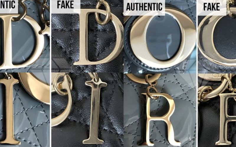 Phân biệt túi lady dior
