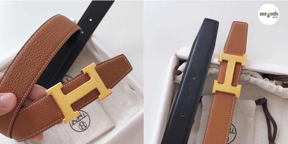 Quy trình mạ vàng thắt lưng Hermes chuyên nghiệp tại Mr.Anth