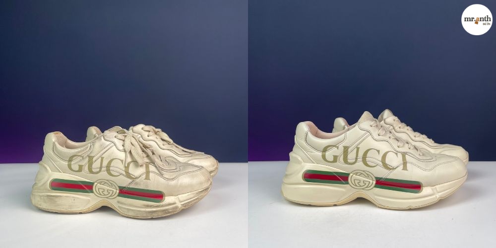 dịch vụ phục hồi màu giày Gucci