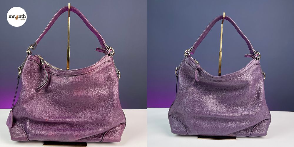Quy trình phục hồi màu túi xách Gucci tại Mr.Anth