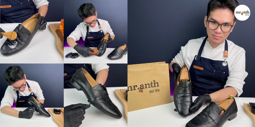 vệ sinh giày Hermes
