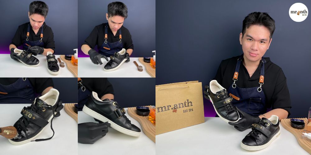 vệ sinh giày Louis Vuitton