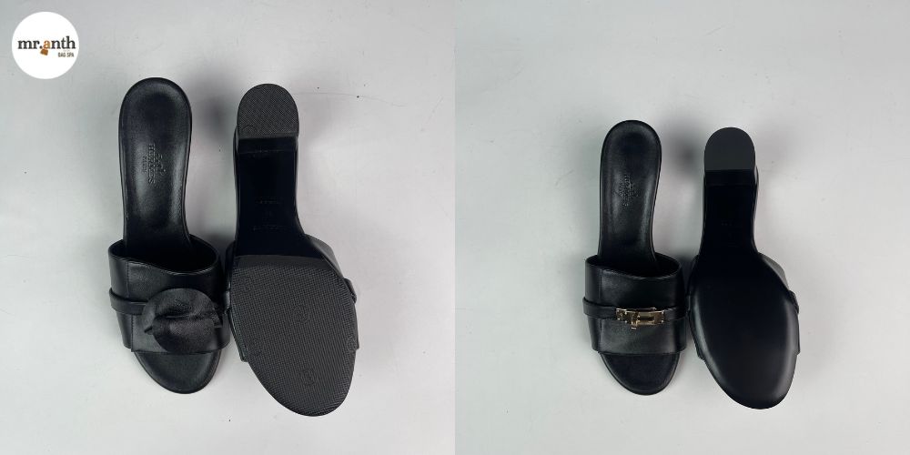Những sai lầm khi tự dán đế dép Hermes