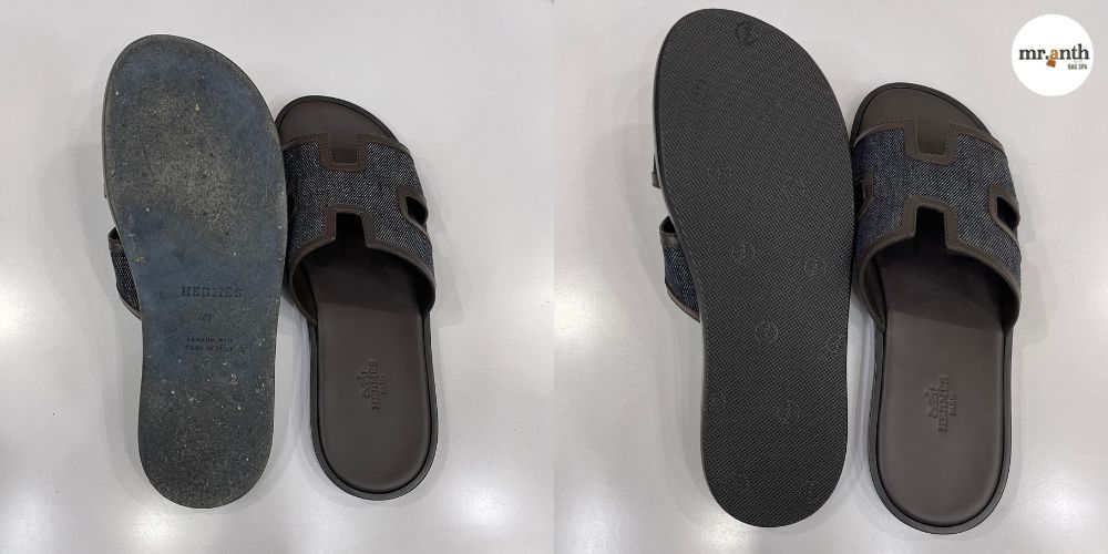 Địa chỉ dán đế dép Hermes chính hãng tại TP. HCM