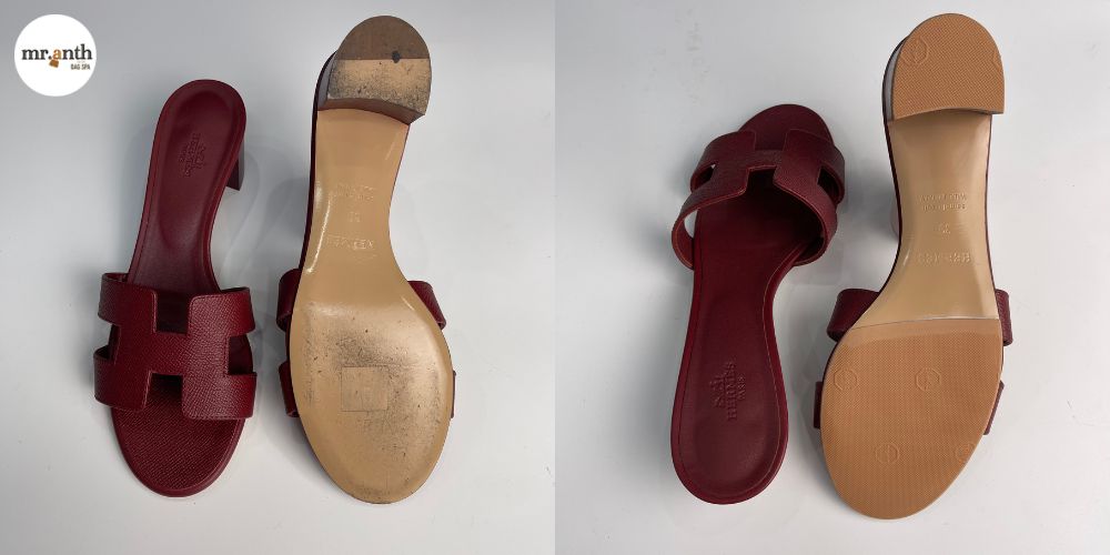 Quy trình sửa giày Hermes chuyên nghiệp tại Mr.Anth