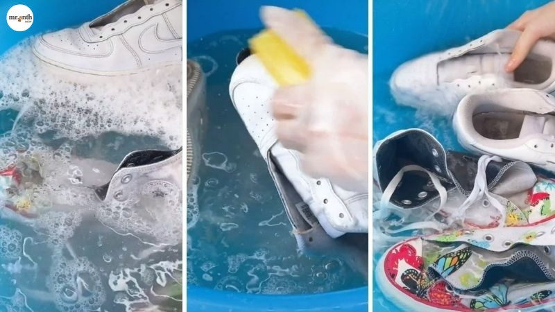 Cách vệ sinh giày trắng không bị ố vàng đơn giản đúng cách