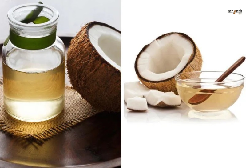 Sử dùng dầu dừa làm mưới sạch túi da bò