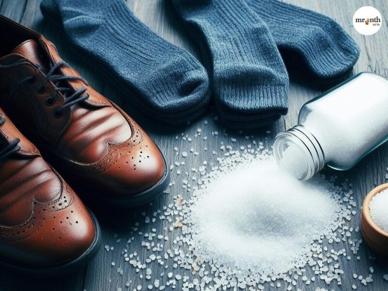 Hút ẩm giày bằng muối khô
