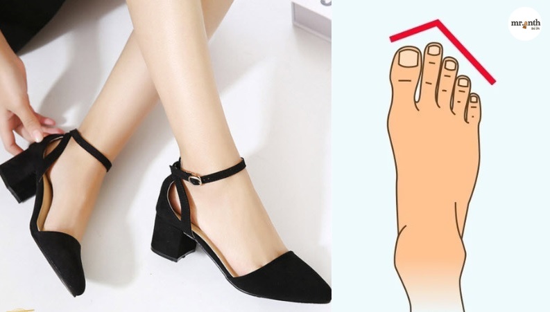 Cách chọn giày cao gót kiểu dáng bàn chân Hy Lạp