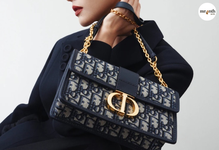 Mở khóa túi Dior núi cài