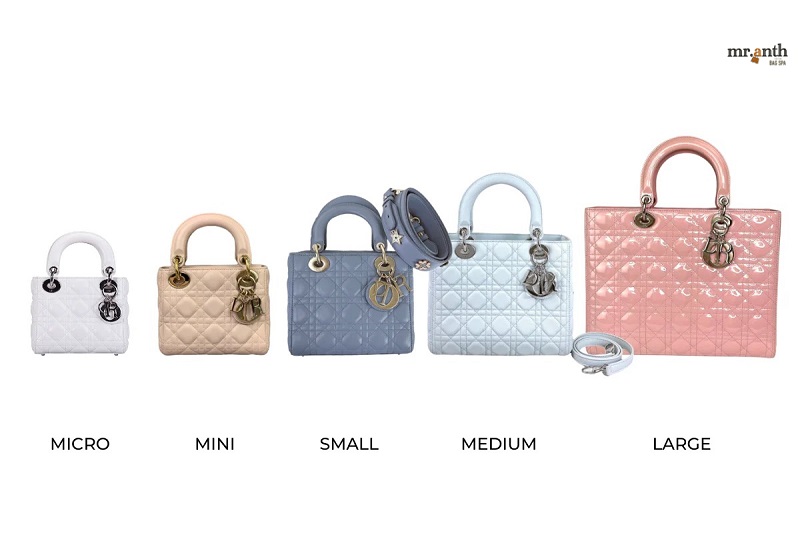 Bảng size túi xách Dior