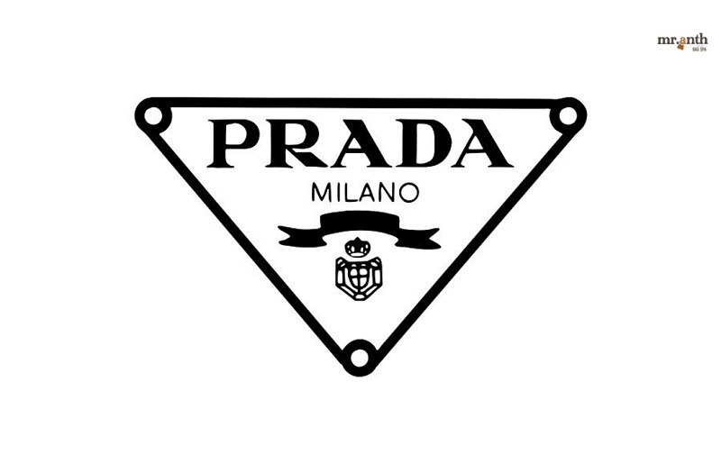 Logo Prada thương hiệu túi xách nổi tiếng