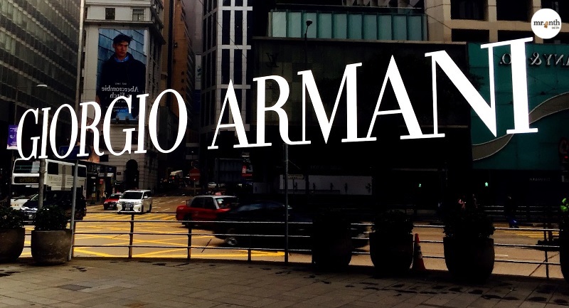 Thương hiệu Giorgio Armani túi xách của Ý