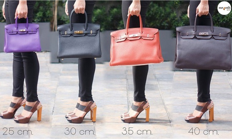 Phân loại một số kích thước túi xách phổ biến