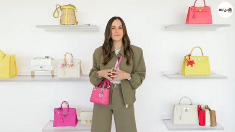 Đeo túi Lady Dior