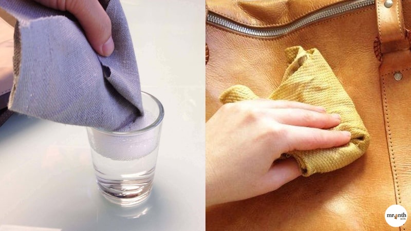 Sử dụng cồn rượu làm sạch túi da bò