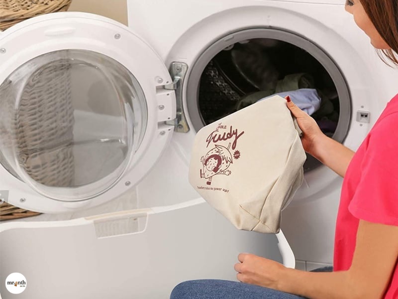 Cách giặt máy túi Tote