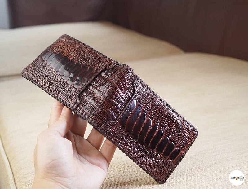 Ví da - Ứng dụng sản phẩm làm đồ da đà điểu
