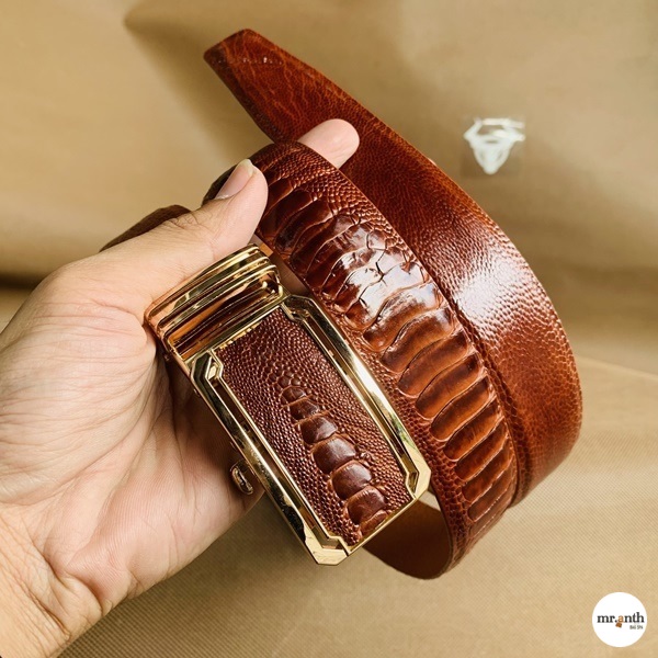 Thắt lưng - Ứng dụng sản phẩm làm đồ da đà điểu