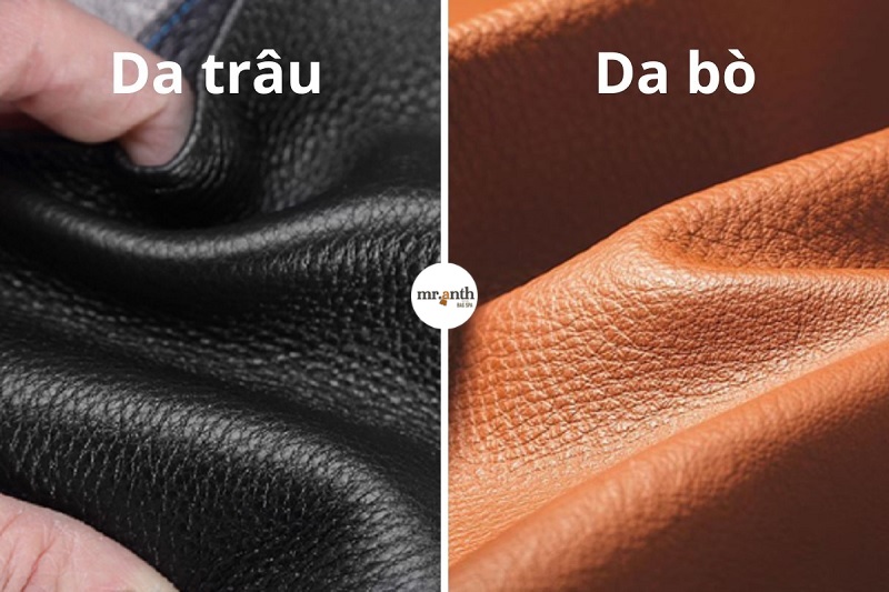 Phân biệt da bò và da trâu