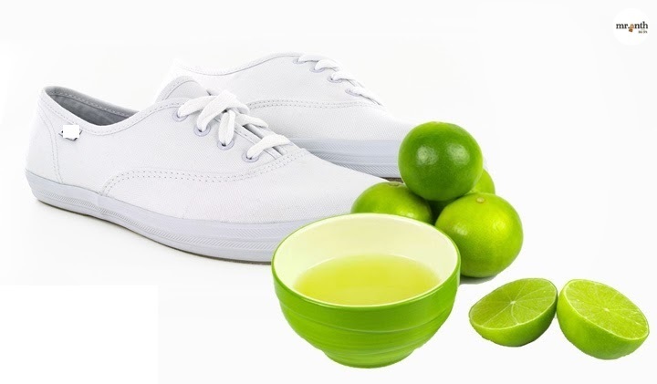 Cách làm sạch giày trắng bằng chanh đúng cách