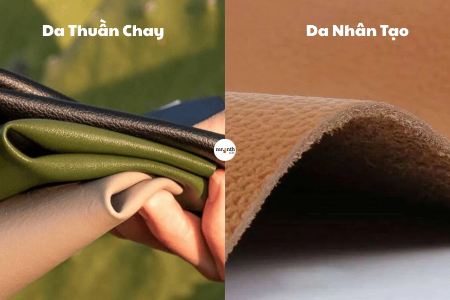Da thuần chay và da nhân tạo khác nhau như nào?