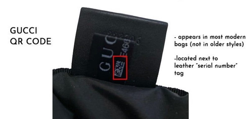 Kiểm tra túi gucci thật giả qua mã QR