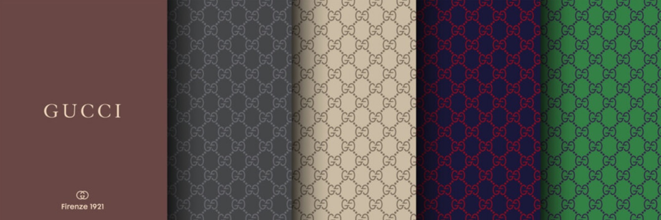 Kiểm tra túi gucci qua Monogram Pattern